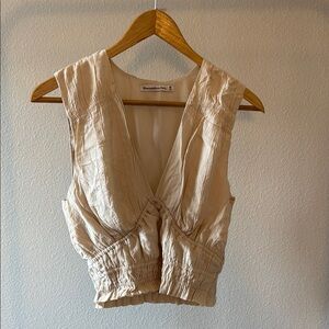 Abercrombie & Fitch Women's Cream Top